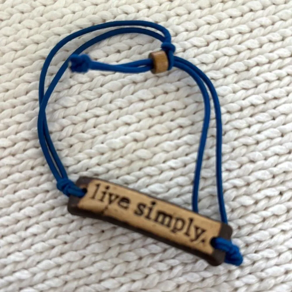 MudLOVE Live Simply Ceramic Bracelet Tassel Set Lot Boho Stack Blue Black